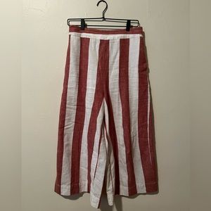NWT Striped Linen Pants from Madewell
